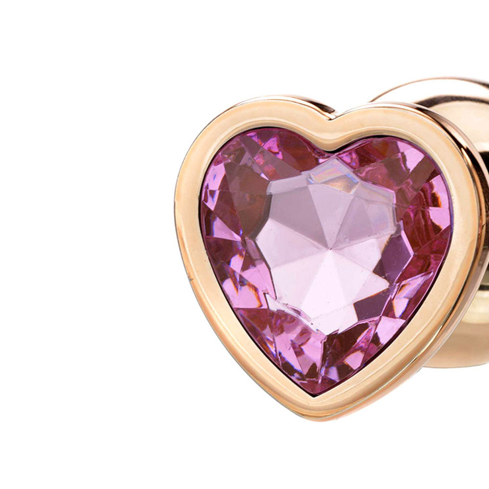 Adam & Eve Rose Gold Heart Gem Anal Training Set