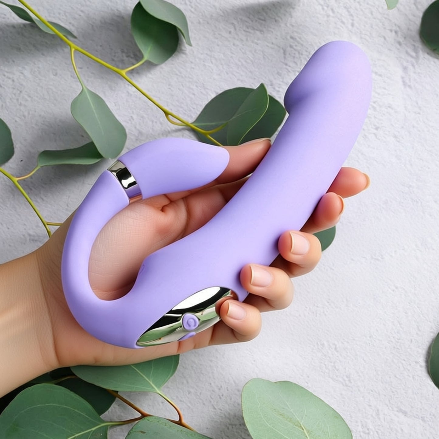 Gender X Orgasmic Orchid Strapless Strap-On Vibrator
