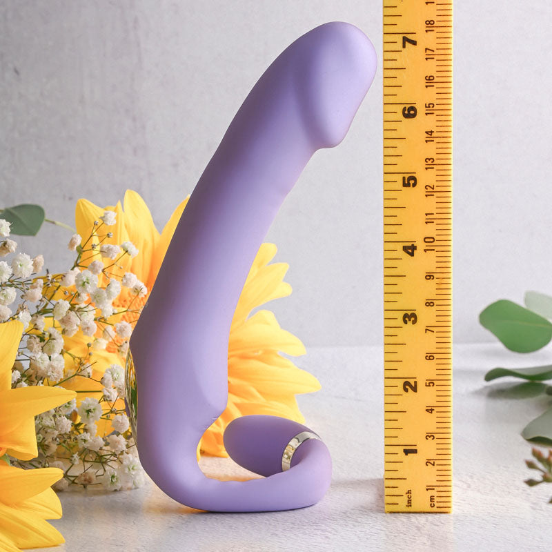 Gender X Orgasmic Orchid Strapless Strap-On Vibrator