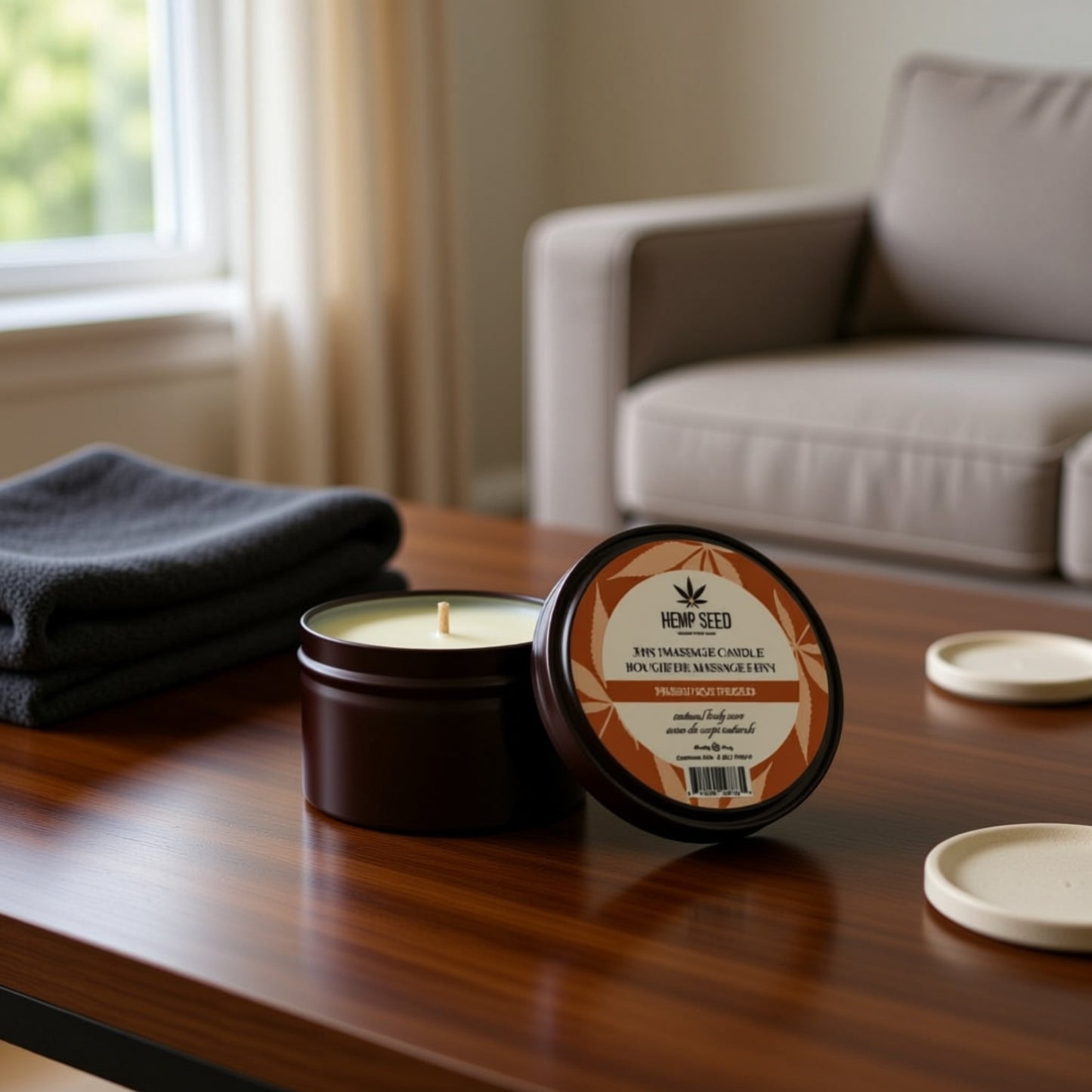 Hemp Seed 3-In-1 Massage Candle - Fresh Squeezed