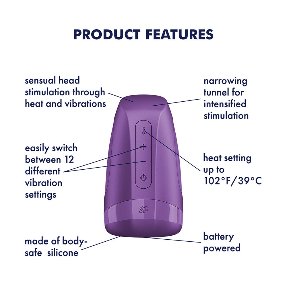 Satisfyer Heat Vibration Masturbator