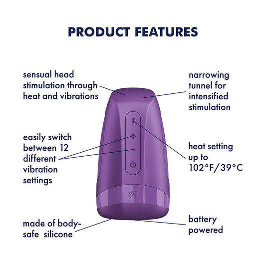 Satisfyer Heat Vibration Masturbator