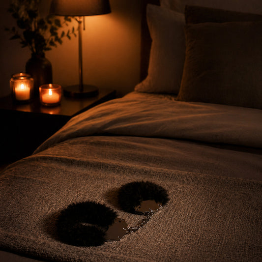 OUCH! Classic Fluffy Cuffs - Black
