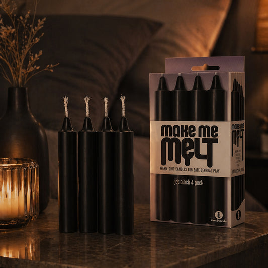 Make Me Melt Drip Candles - Black